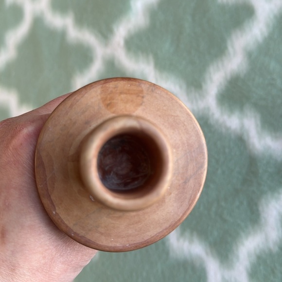 New Carved stone Candle Holder with Zebra and trees San Siego Zoo - Picture 5 of 6